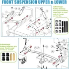 Club Car front suspension bushings